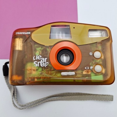  Traveler Clear Snap Orange.  Film getestet  analoge Kompaktkamera 35 mm RefB.O