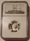 1944 Mercury Dime MS64 NGC