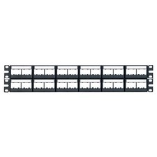 PANDUIT CPPL48WBLY Patch Panel,Mini-Com,Rack Mt,48 Port 5ZVY2