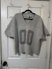 Saalt Studio Ribbed Knit Sweater L 00 Graphic...
