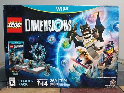 New LEGO Dimensions Batman Starter Pack Nintendo Wii-U Video Game 269 pieces NIB
