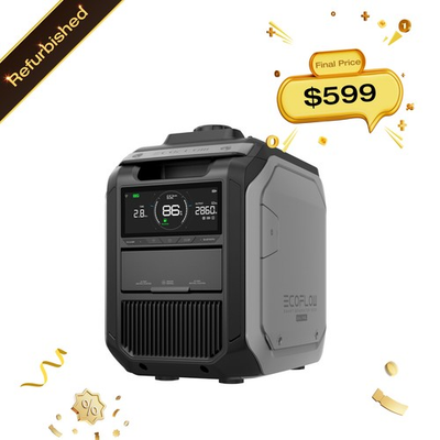 #ad EcoFlow 2000W Smart Dual Fuel LPG丨Gas Generator Powered for Emergencies Outdoor $855.71