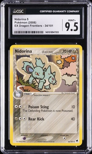 Nidorina δ graded CGC 9.5 for sale on eBay