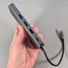 USB-C 10-Port Docking Station Dual 4K HDMI Hub USB 3.0 SD/TF Ethernet - Tested