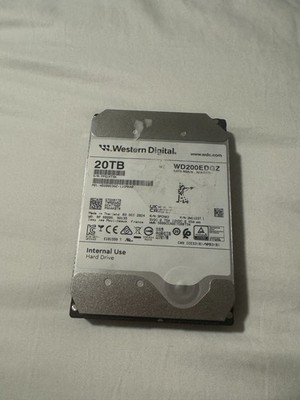 Western Digital WD200EDGZ 20TB SATA Hard Drive 7.2K 3.5in 128MB Cache NAS