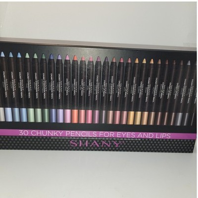 SHANY 30 Chunky Pencils for Eyes and Lips Set SH-P003 Hypoallergenic A14-605