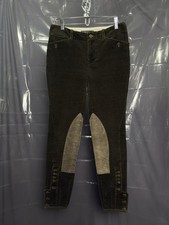 RARE Ralph Lauren Women s Vintage Y2K Corduroy/Leather Luxury Horse Riding Pants