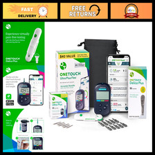 Diabetes Test Kit - Blood Glucose Meter, Strips, Lancets  Carry Case