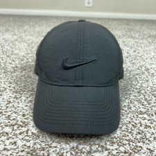 Nike Hat Cap Strap Back Mens One Size Black Legacy91 Dri-FIT Swoosh Golf Sports
