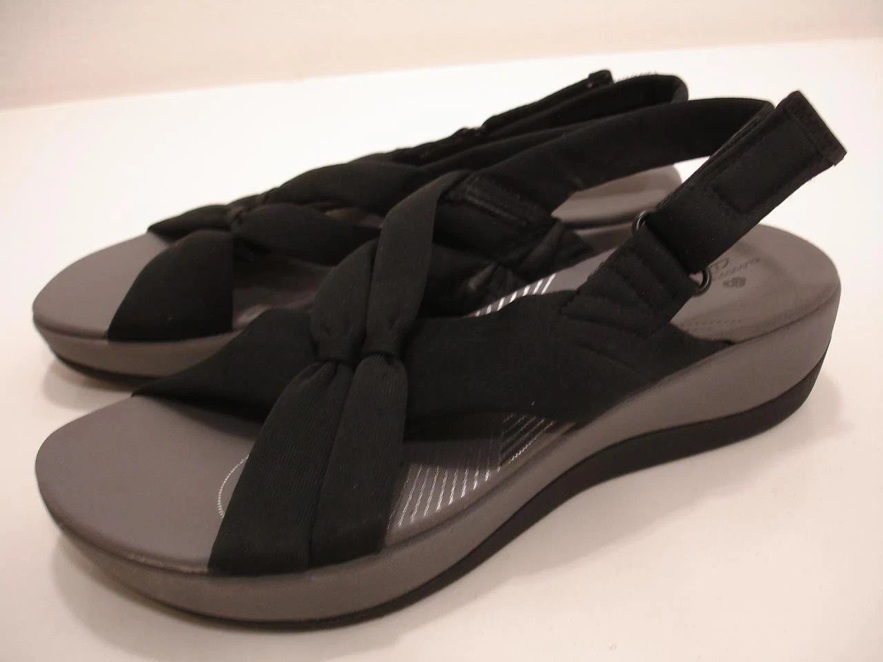 Sandali donna 9 5 M Clarks Cloudsteppers Arla Belle neri slingback 26143178