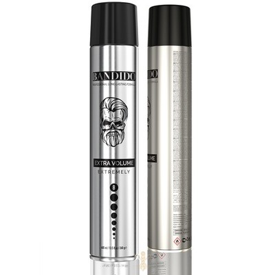 BANDIDO - Hair Spray Extra Volume Silver 400 ml   Starker Halt & Glanz