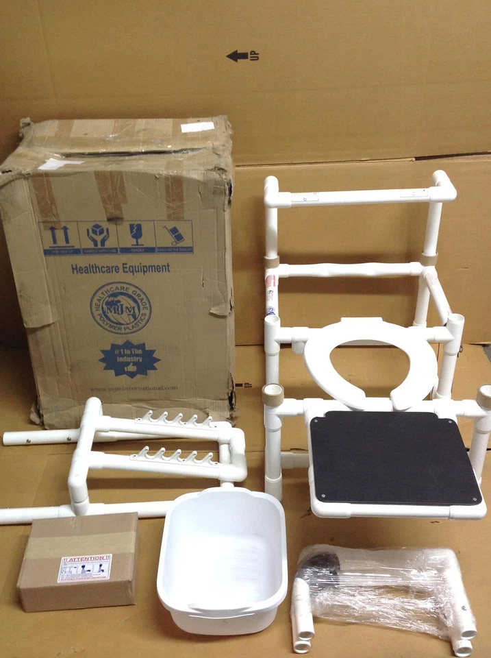 NOVO ASSENTO E TIGELA DE VASO SANITÁRIO MJM Healthcare grau hospitalar e configuração completa - Imagem 3 de 4