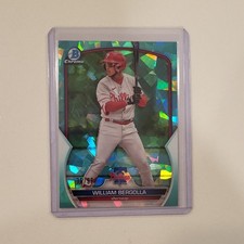 2023 Bowman Chrome Sapphire William Bergolla Aqua /99 Phillies #BCP-232