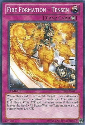 3 x Fire Formation - Tensen - CBLZ-EN071 - Common - Unlimited Edition Near Mint,