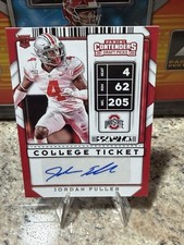 2020 Panini Contenders Draft Picks Jordan Fuller Carolina Panthers Auto Rams