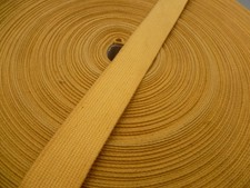 10 METER ( €1,50/m) GURTBAND, TASCHENGURT BAUMWOLLE Fb ocker Br. ca.30 mm Nr.88