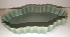 Vintage Red Wing Pottery Green Oval Bowl Dish Signed - #769