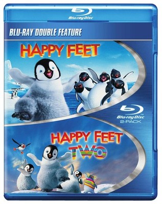 Happy Feet 1 & 2 Blu-ray Elijah Wood NEW