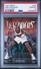 1997 FINEST W/COATING #202 GREG ANTHONY PSA 10