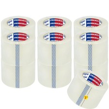 12 Rolls 2.2 mil Clear Heavy Duty Packing Shipping Tape 3 Inch x 55 Yards