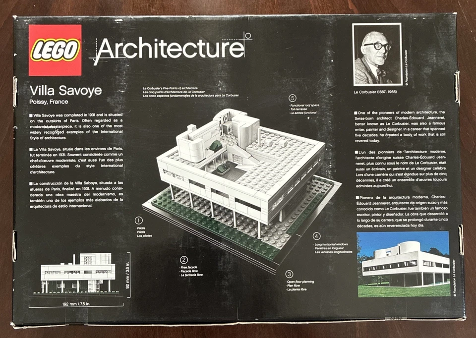 LEGO ARCHITECTURE: Villa Savoye (21014) Le Corbusier New Sealed (Z) - Image 3 of 4
