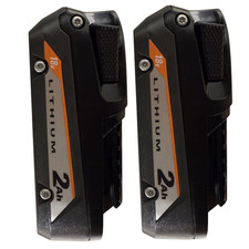 2 Pack RIDGID 18V 2.0Ah Lithium-Ion Compact Battery Long Runtime No Box