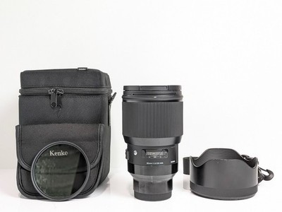 Sigma Art 85mm f/1.4 DG HSM SONY E mount 016 Lens [Excellent+++++ w/Hood w/case]