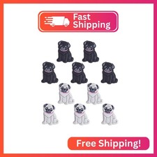 WEWAYSMILE 10 Piece Animal Silicone Beads - Cute DIY Bulk Beads for Handicrafts,