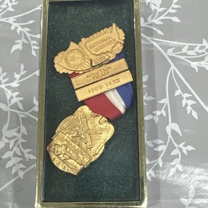 Rare 1992 National Trophy Matches Rifle Medal Master team 1000 yard,Harrick Trop
