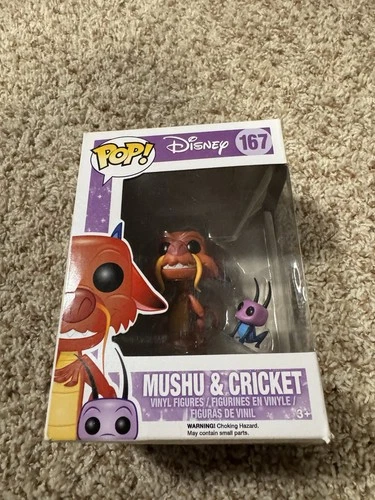 Funko Pop! Vinyl: Disney - Mushu (w/ Cricket) #167