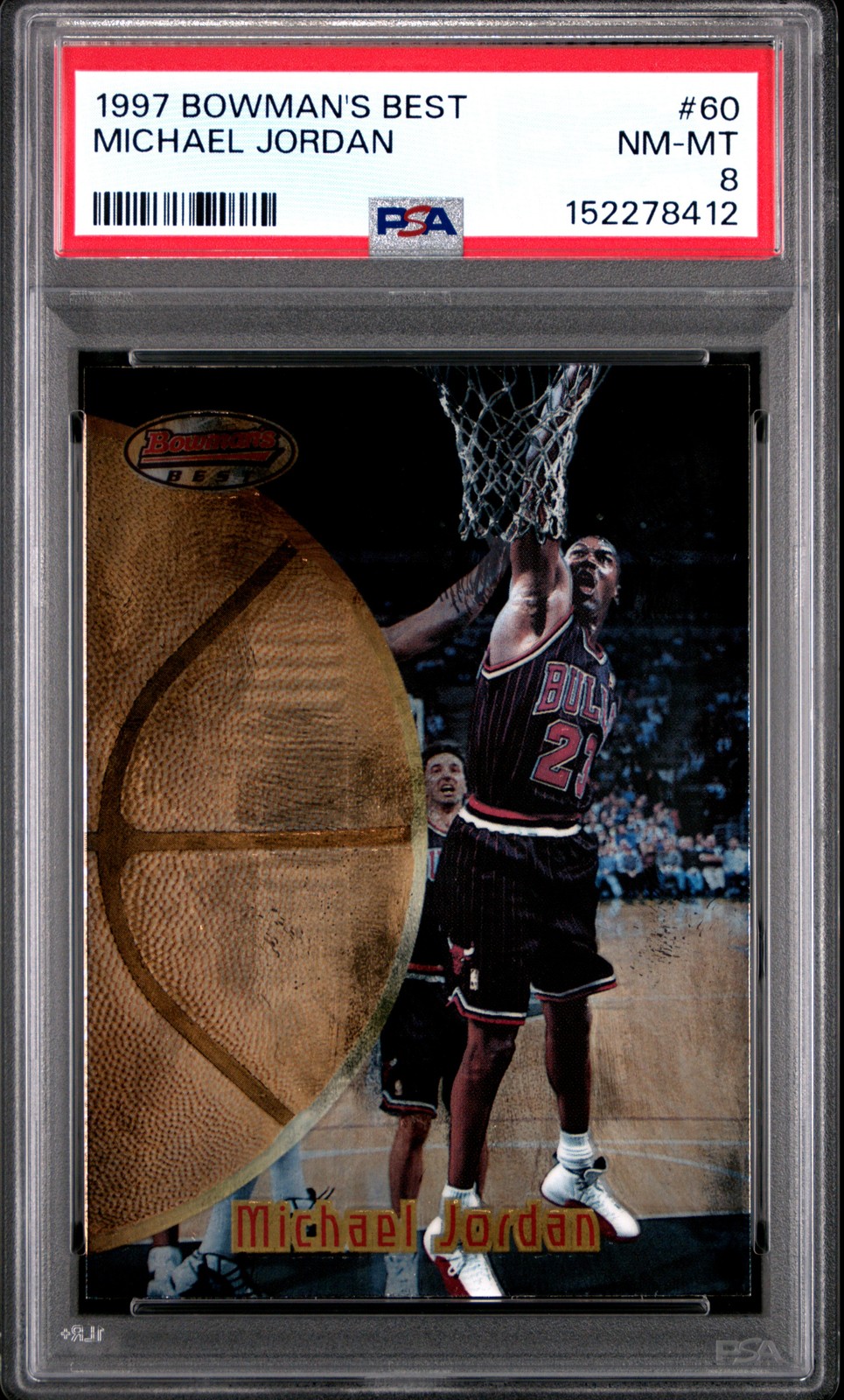 その他 PSA9 Bowman's Best Ref Michael Jordan PSA9 1997-98 BOWMAN'S BEST MIRROR IMAGE REFRACTORS MI1 MICHAEL