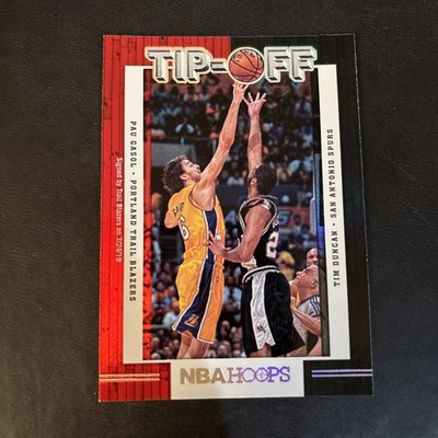 2019-20 Panini NBA Hoops - Tip-Off Tim Duncan, Pau Gasol #10