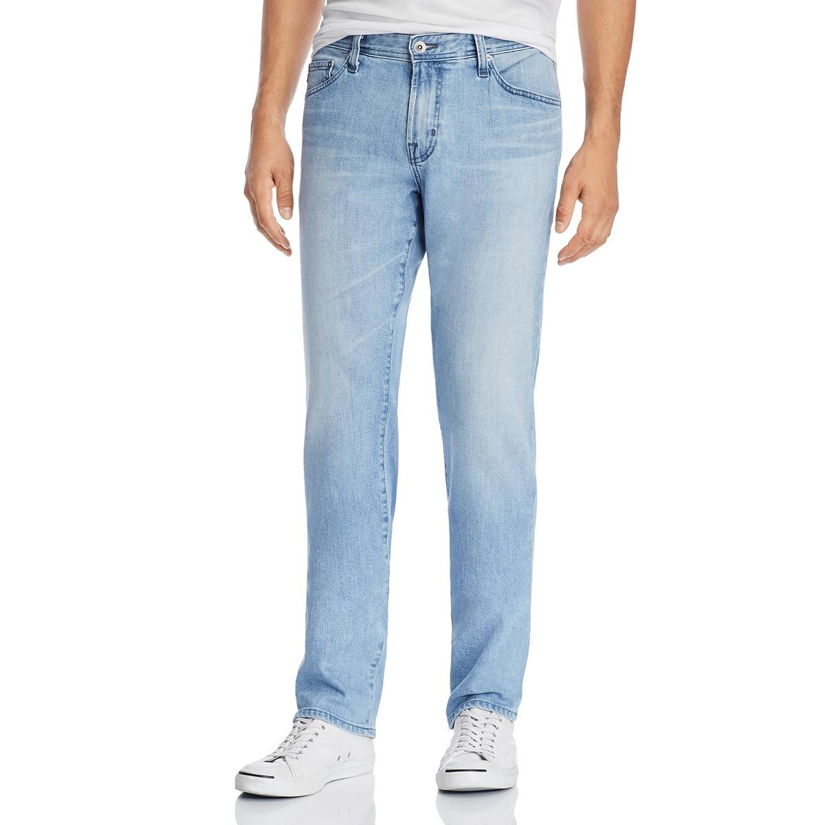 Мужские джинсы Adriano Goldschmied The Graduate Blue Denim приталенного кроя 29 BHFO 3757