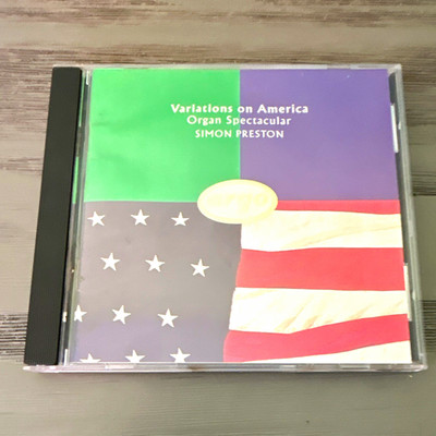 Argo Simon Preston Variations on America CD Album 1990 Classical Organ