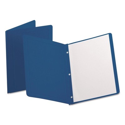 Panel and Border Front Report Covers, Dark Blue, Letter Size, 25 per Box, (ES...