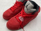 Nike Boys Air Jordan Retro 5 Red Suede Lace Up Sneaker Shoes Size US 6.5Y — photo 4