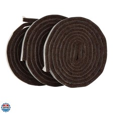 Heavy-Duty Self-Adhesive Felt Strips 1/2" x 60" - Noise-Reducing Floor Protector