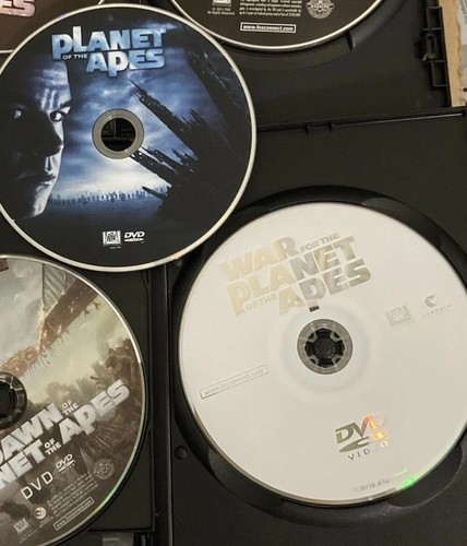 Planet of The Apes, Rise, Dawn & War For The Planet Of Apes DVD 4 Movies - Picture 2 of 2