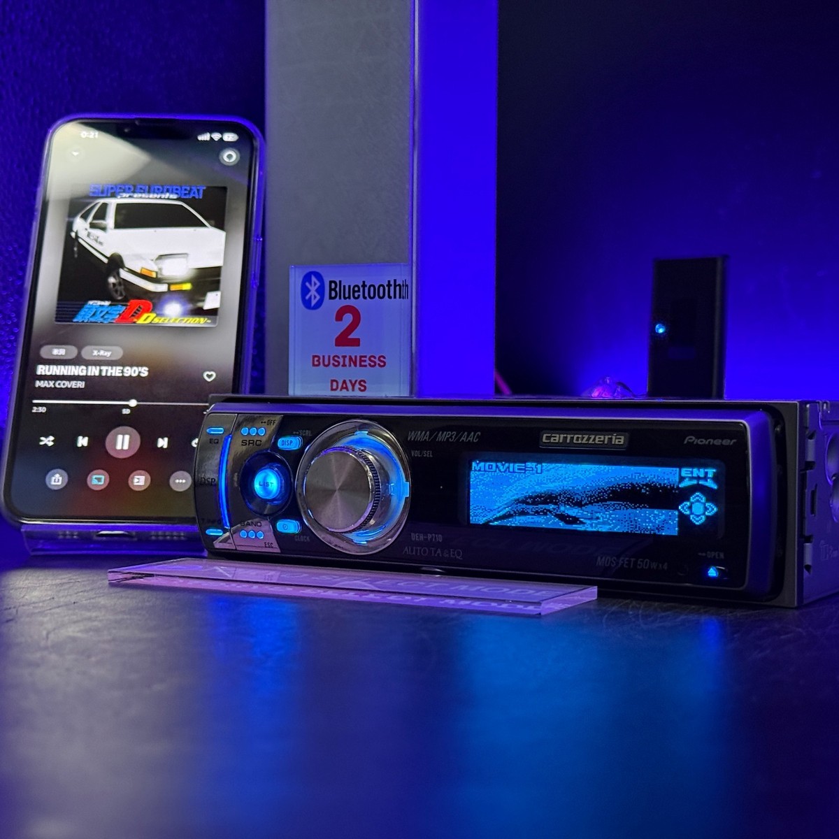ス*ー様 carrozzeria カロッツェリア DEH-P710本体 Pioneer Carrozzeria DEH-P710 Car Audio Added Bluetooth 1DIN JDM