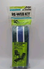 New Arden Paradise Re-Web Webbing Kit 3”x 30’ Polypropylene Green Blue White