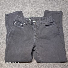 Lauren Jeans Co. Ralph Lauren LRL Size 6 Black Straight Leg Regular Fit