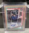 Roman Anthony FOTL exclusive Donruss 2025 4/6 Auto SSP Inscription RARE! 🔥