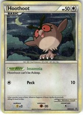 Hoothoot HGSS05 Promo HGSS Black Star Promos Pokemon Heavily Played on eBay