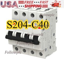 New In Box ABB S204-C40 Circuit Breaker 4P 40A