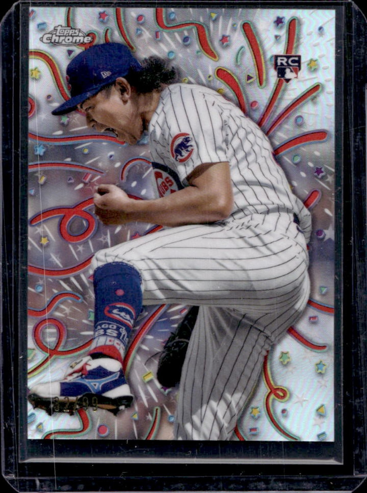 2024 Topps Chrome Update Shota Imanaga Celebracion RC Rookie #82/99 Cubs