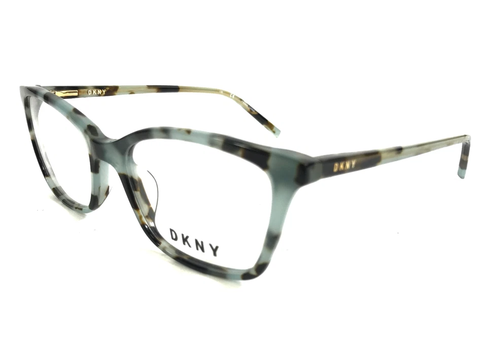 DKNY Eyeglasses Frames DK5013 320 Teal Tortoise Cat Eye Full Rim 52-17-135 - Image 4 of 4