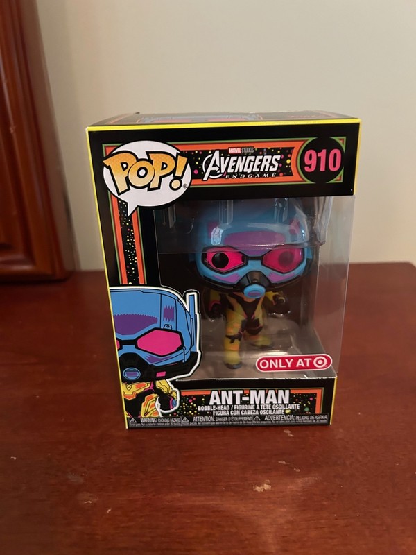 Funko Pop! Ant-Man #910 Blacklight Marvel Infinity Saga Target Exclusive DISNEY