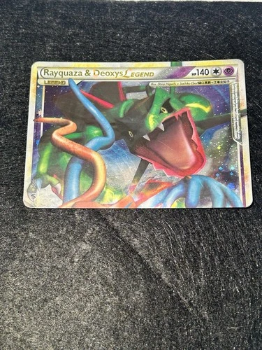 Rayquaza & Deoxys LEGEND 89/90 Undaunted Full Art Ultra Rare Pokemon TCG LP