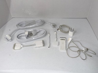 Lot of Miscellaneous Apple Accessories LOT OF 9 Various Power Cables And Conn.