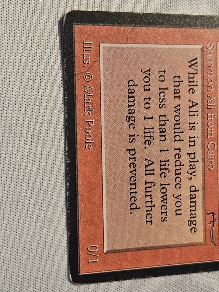 Mtg ALI FROM CAIRO HP Arabian Nights Reserve List  - Image 2 of 4